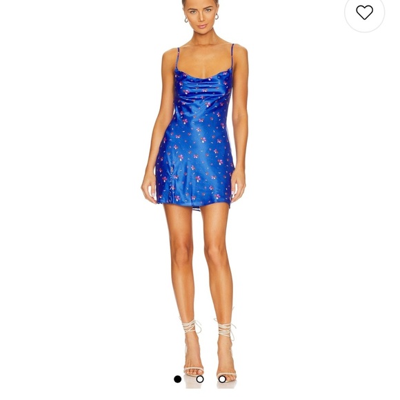 New Olivia Rubin Adaline Dress in Blue Ditsy Floral
Dress Size 8 - Picture 10 of 10